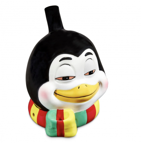 Ceramic Penguin Pipe