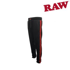 RAW SWEATPANTS – RED STRIPE