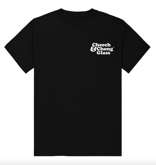 Cheech & Chong® Glass Black 'Dave's Not Here, Man' T-Shirt