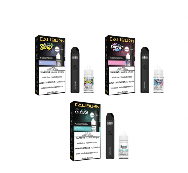 UWELL CALIBURN A3 POD KIT AND SALT E-LIQUID BUNDLE