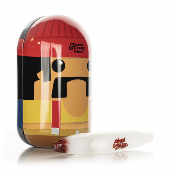 Cheech & Chong 6" Labrador Hand Pipe in Collectible Tin (Limited Edition)