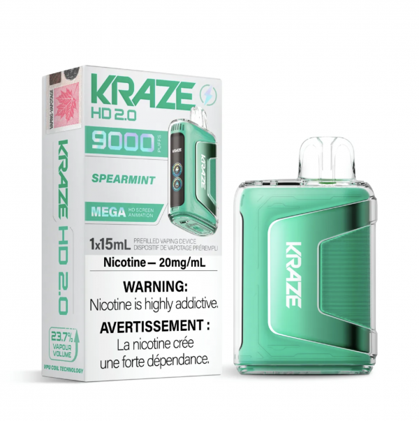 Spearmint 20mg - Kraze HD 2.0 9K