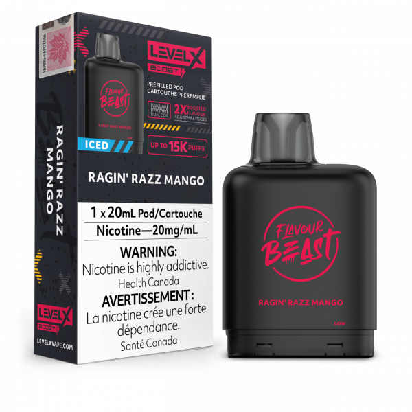 Ragin’ Razz Mango Iced - Level X FB Boost