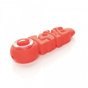 LIT® Silicone 4" Love Hand Pipe
