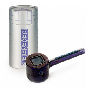 RED EYE TEK® 4.5" Metallic Terminator Finish Infinity Bowl Circle Hand Pipe