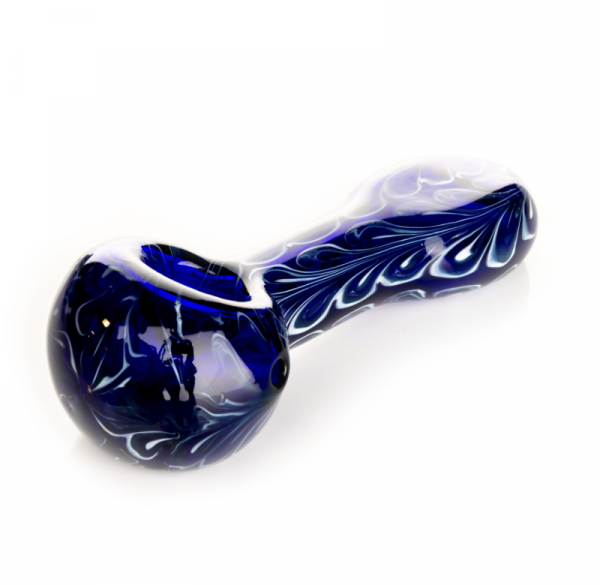 RED EYE GLASS® 4.5" Paisley Spoon Hand Pipe