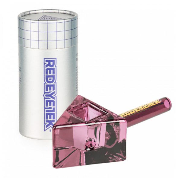 RED EYE TEK® 4.5" Infinity Bowl Triangle Hand Pipe