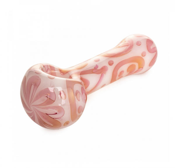 RED EYE GLASS® 4.5" Peace, Love & Happiness Spoon Hand Pipe