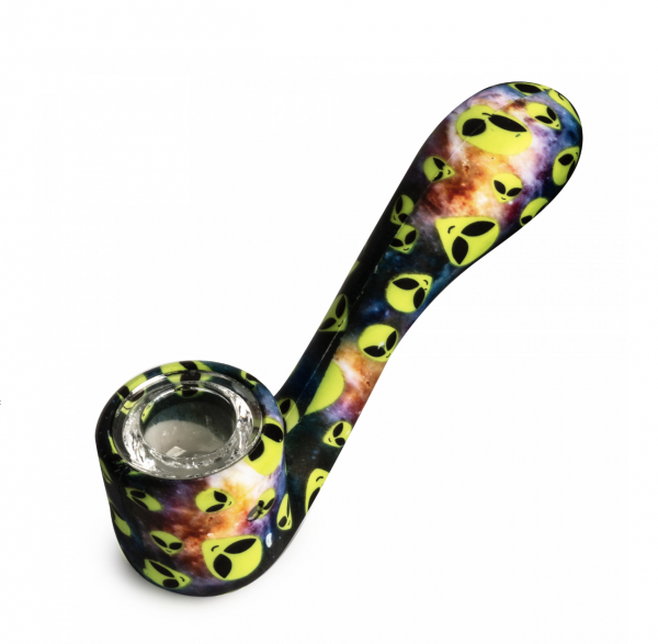 LIT® SILICONE 5" Sherlock Hand Pipe