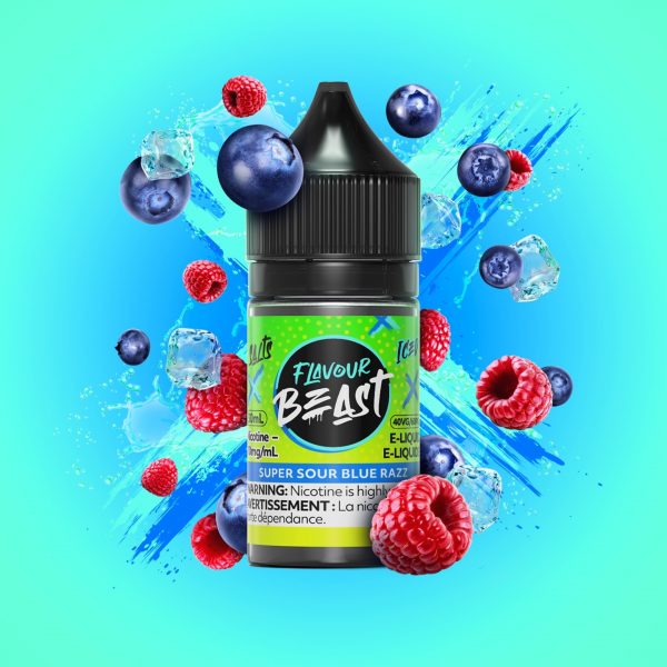 Super Sour Blue Razz - Flavour Beast Salt 20mg