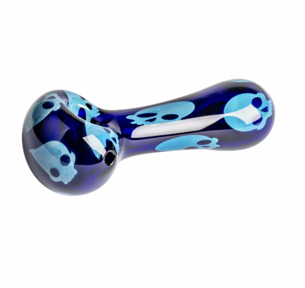 RED EYE GLASS® 4.25" Skulls Hand Pipe