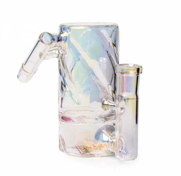 RED EYE TEK® 14mm 45 Degree Metallic Terminator Finish Twist Tube Ash Catcher