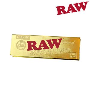 RAW CLASSIC ETHEREAL PHENOMENALLY THIN ROLLING PAPERS 1 1/4 SIZE,