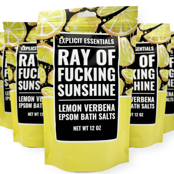 Explicit Essentials - Ray of Fucking Sunshine Bath Salts 12oz Bag