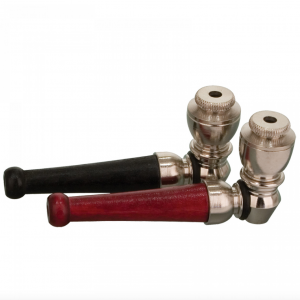 Moe's Nickel & Wood Metal Pipe Set