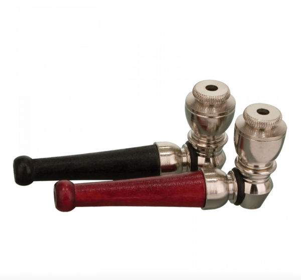 Moe's Nickel & Wood Metal Pipe Set