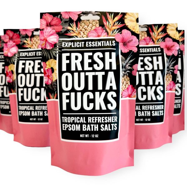 Explicit Essentials - Fresh Outta Fucks Bath Salts 12oz Bag