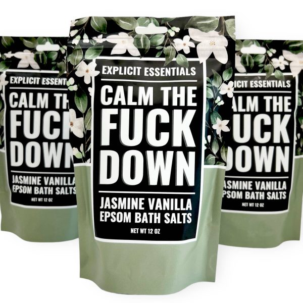 Explicit Essentials - Calm The Fuck Down Bath Salts 12oz Bag