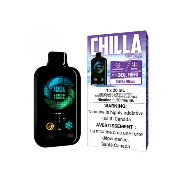 PURPLE FREEZE - CHILLA BY ZILLA DISPOSABLE