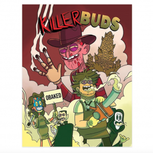 Wood Rocket - Killer Buds - Adult Coloring Book - 8.5" x 11"