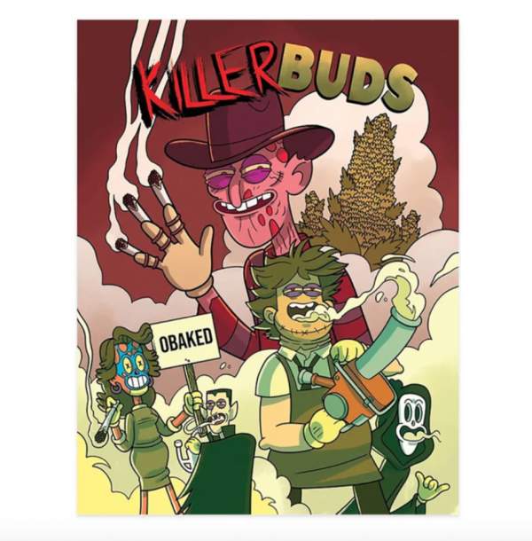 Wood Rocket - Killer Buds - Adult Coloring Book - 8.5" x 11"