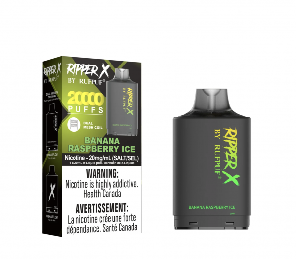 Banana Raspberry Ice - Rufpuf 20K Ripper X