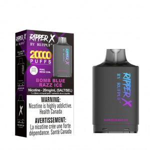 Bomb Blue Razz Ice - Rufpuf 20K Ripper X