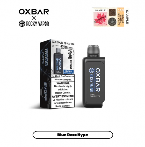 Blue Razz Hype - Svopp Rocky Vapor Oxbar [Prefilled Pod]
