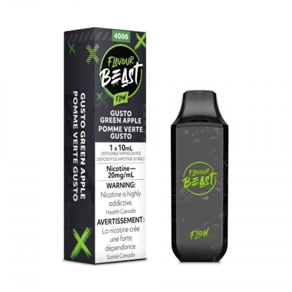 Gusto Green Apple 20mg - Flavour Beast Flow