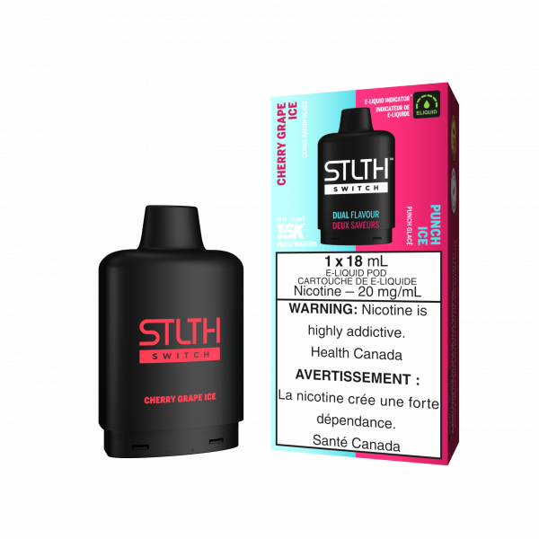 CHERRY GRAPE ICE AND PUNCH ICE - STLTH SWITCH