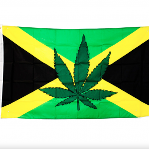 Cannabis Flag 3' x 5' - Leaf Jamaica