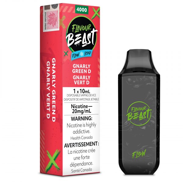 Gnarly Green D (Green Dew Iced)20mg - Flavour Beast Flow