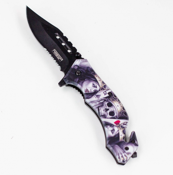 Defender-Xtreme 8" Aces Skull