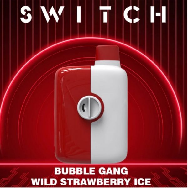 Bubble Gang Wild Strawberry Ice - Mr Fog Switch 5500 Puffs