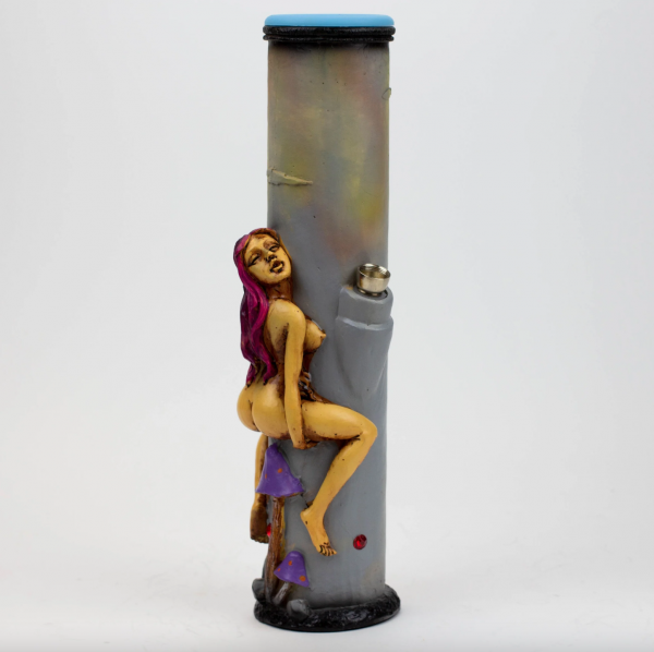 12.6" Resin water bong Glass Bong-Girl [AH184]