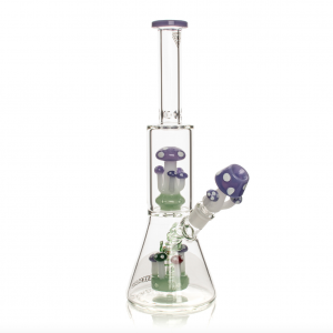 12" Amanita Dual Chamber Beaker Base Water Pipe
