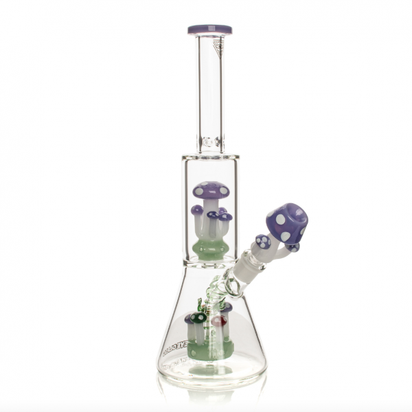 12" Amanita Dual Chamber Beaker Base Water Pipe