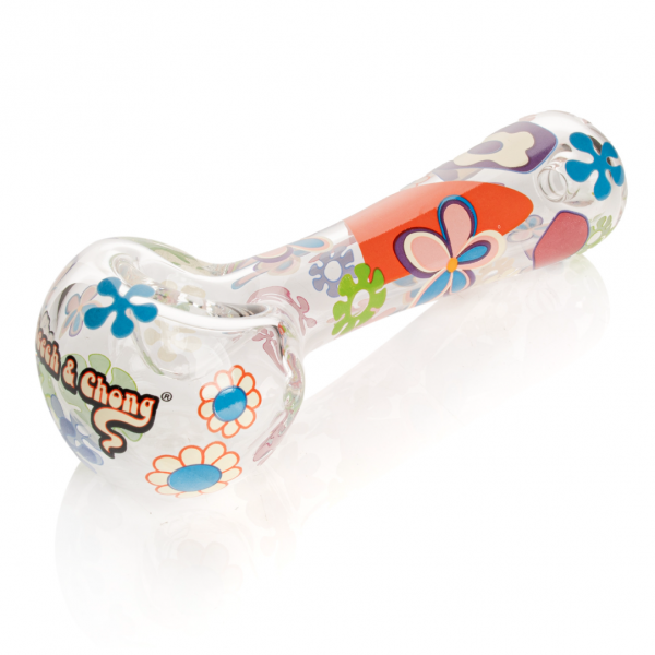 Cheech & Chong 4.5" Power to the Flower Spoon Hand Pipe