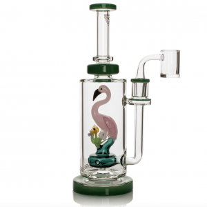 Red Eye Glass® 10" Flamingo Concentrate Rig
