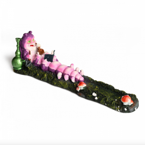 Smoking Caterpillar Incense Holder
