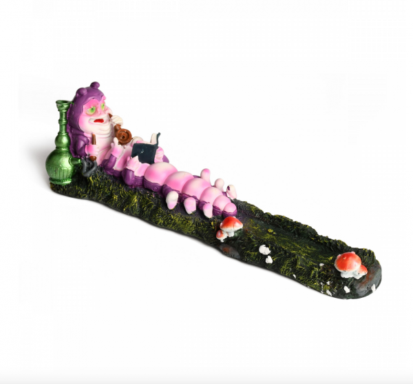 Smoking Caterpillar Incense Holder