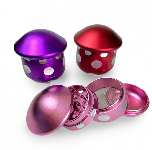 Mushroom Grinder 4-piece Aluminum