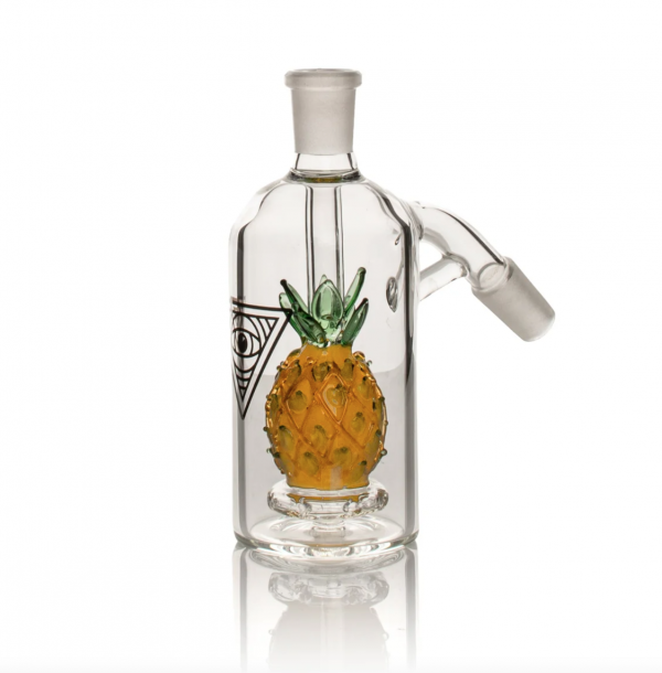 Red Eye Glass®  14mm 45 Degree Pineapple Ash Catcher