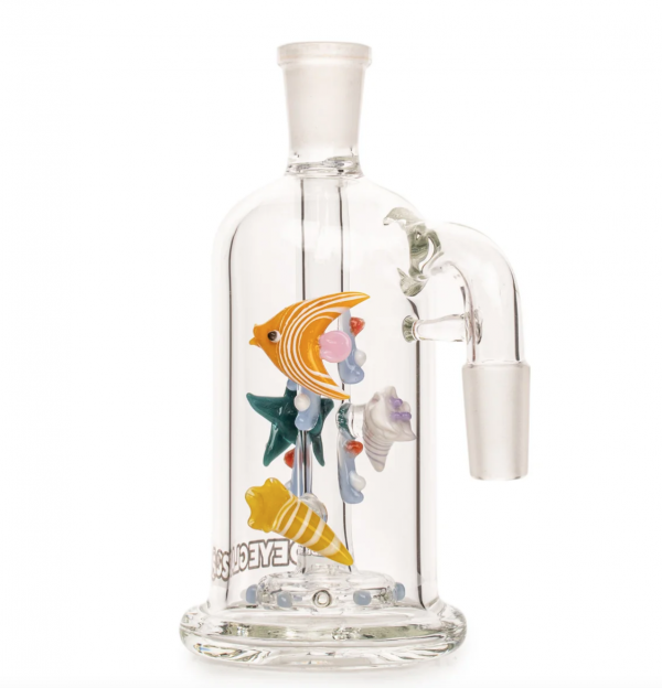 Red Eye Glass®  14mm 90 Degree Sealife Ash Catcher