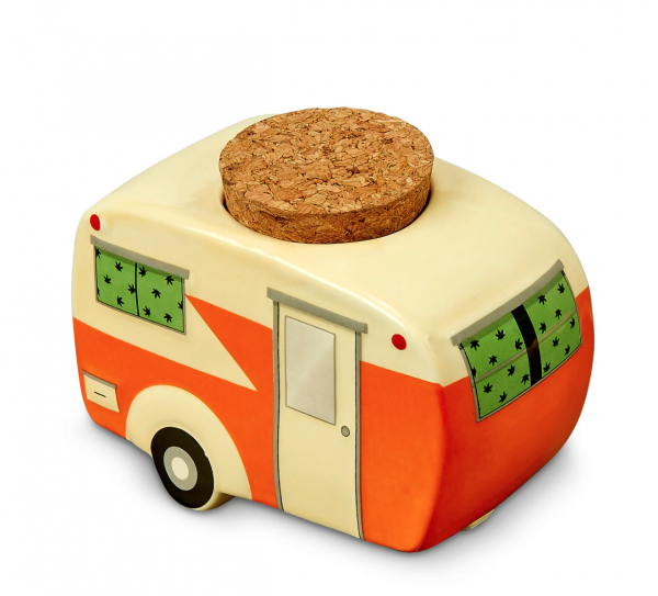 Camper stash jar - Vintage Style