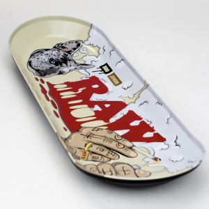 RAW X BOO Deck Rolling Tray Tin