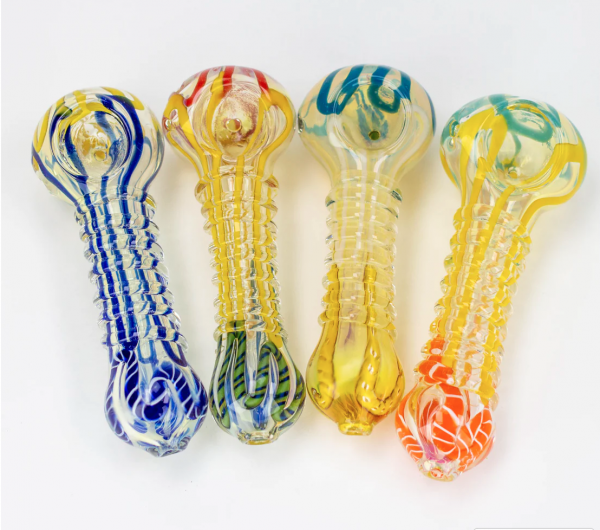 4.5 in soft glass hand pipe