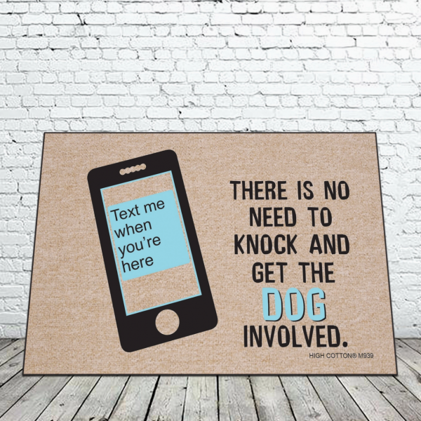 Text me when your here