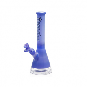 H070 12" Hoss Glass 38mm Diameter Colored Beaker w/ Window Base