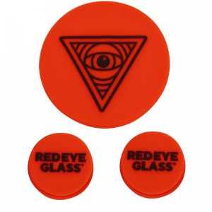 RED EYE GLASS Silicone Water Pipe Cleaning Caps